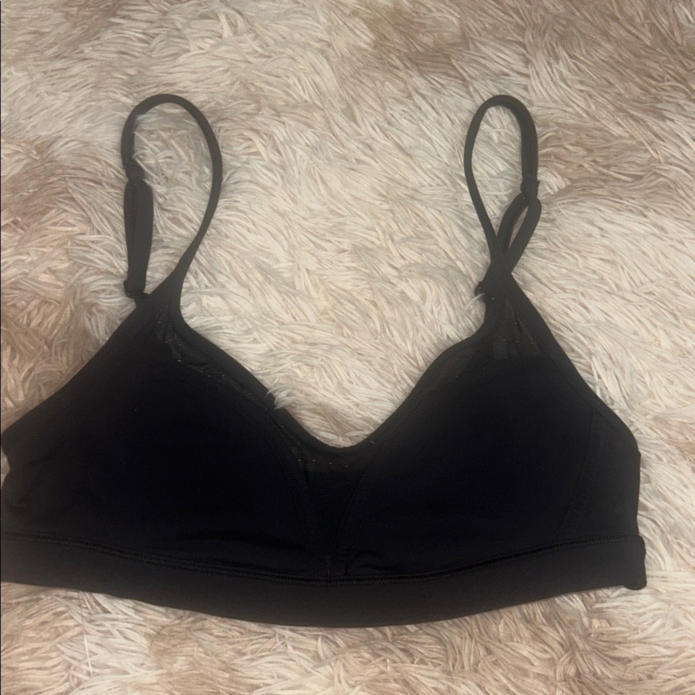 Black Bralette with Adjustable Straps